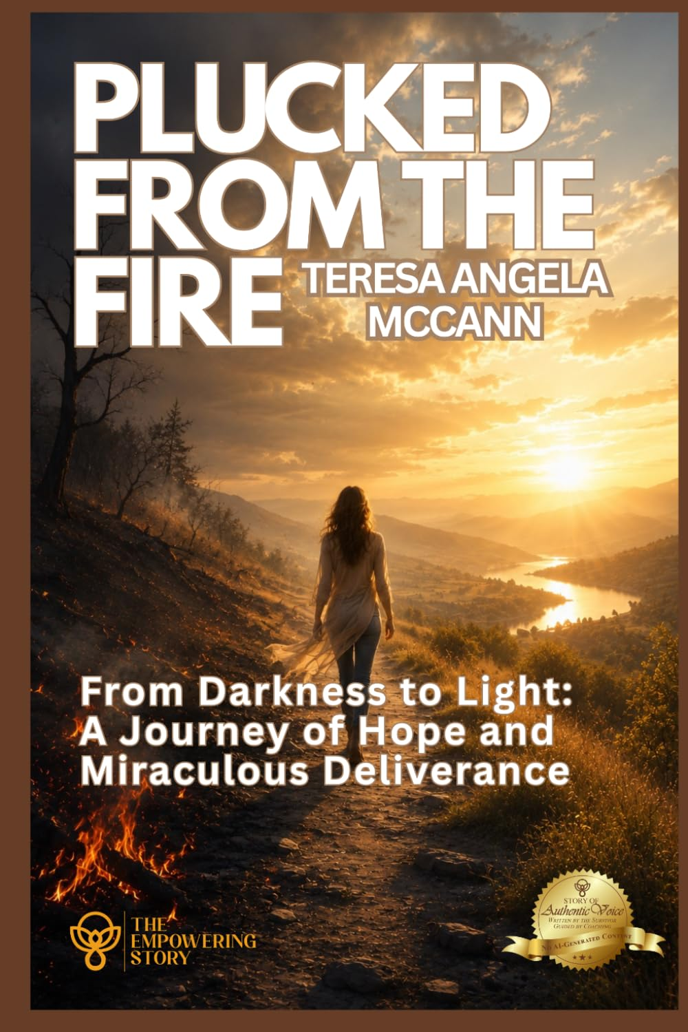 Cover of Plucked From the Fire by Teresa Angela McCann